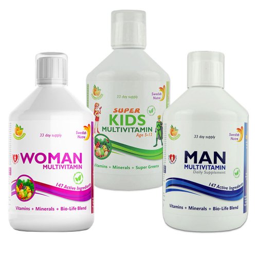 Multivitamin folyadék - családi csomag, 3x500 ml