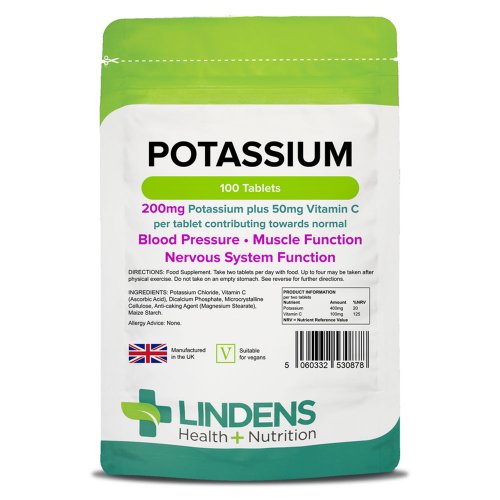 Kálium 200mg tabletta, 100 db.