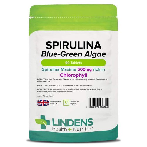 Spirulina alga 500mg tabletta, 90 db.