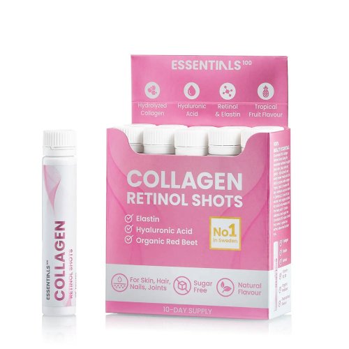 Ivóampulla retinollal, kollagénnel, elasztinnel és értékes antioxidánsokkal, 10db x 25ml