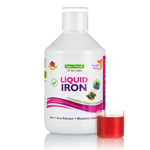 Liquid Iron - folyékony vas étrendkiegészítő vitaminokkal, 500 ml