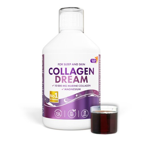 Collagen Dream - halkollagén, magnézium és gyógynövényes relaxációs keverék, 500 ml